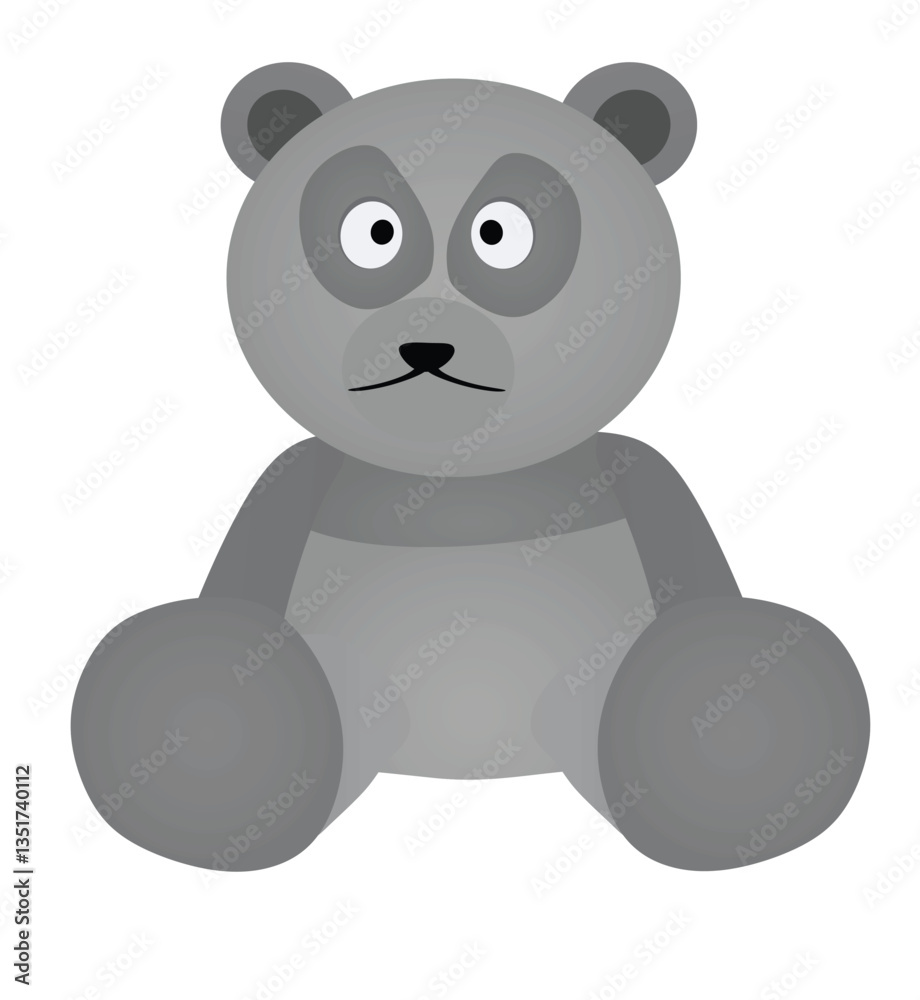 Panda bear icon. vector illustration Panda bear icon. vector illustration