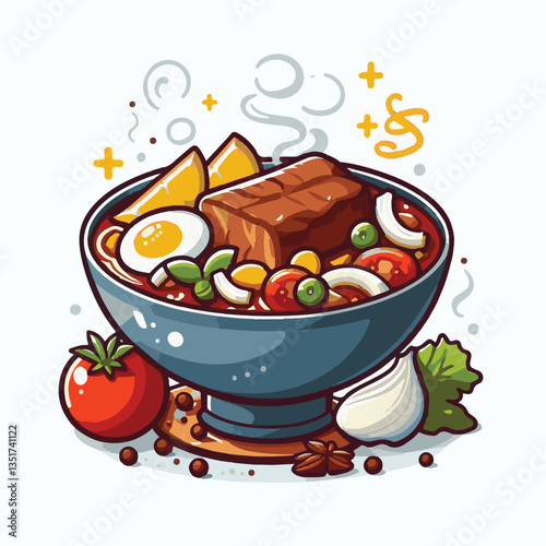 food, meat, stew, goulash, meal, cuisine, delicious, dish, dinner, beef, cooked, sauce, red, recipe, ragout, traditional, tomato, vegetable, cooking, pork, homemade, spicy, rustic, hungarian, bowl, ho