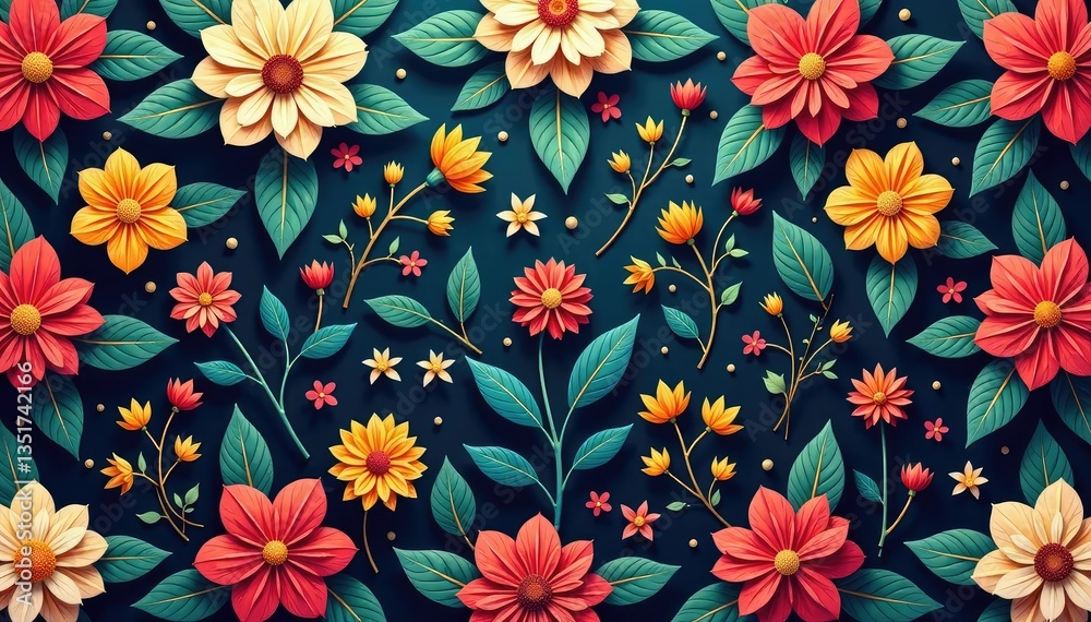 Intricate, flowing floral design, continuous pattern , pastel, repeat Intricate, flowing floral design, continuous pattern , pastel, repeat