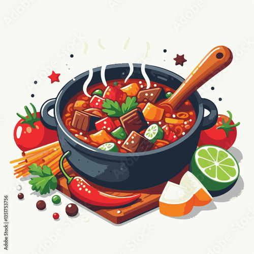 food, meat, stew, goulash, meal, cuisine, delicious, dish, dinner, beef, cooked, sauce, red, recipe, ragout, traditional, tomato, vegetable, cooking, pork, homemade, spicy, rustic, hungarian, bowl, ho