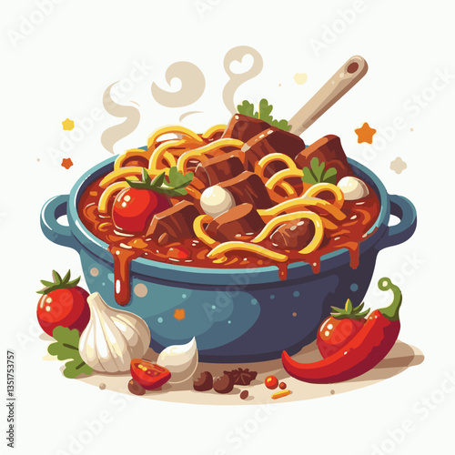 food, meat, stew, goulash, meal, cuisine, delicious, dish, dinner, beef, cooked, sauce, red, recipe, ragout, traditional, tomato, vegetable, cooking, pork, homemade, spicy, rustic, hungarian, bowl, ho