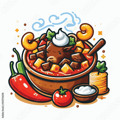 food, meat, stew, goulash, meal, cuisine, delicious, dish, dinner, beef, cooked, sauce, red, recipe, ragout, traditional, tomato, vegetable, cooking, pork, homemade, spicy, rustic, hungarian, bowl, ho