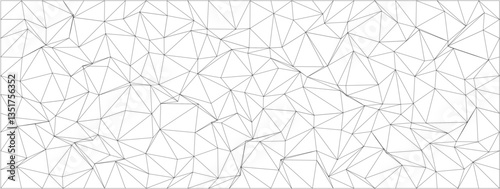Geometric abstract pattern with chaotic triangles and lines for modern design projects.