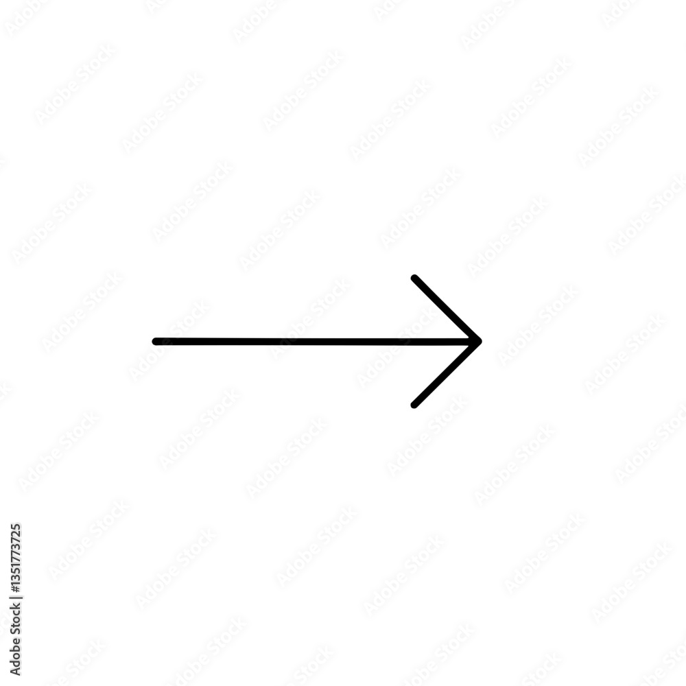 Simple arrow pointing right on a plain background Simple arrow pointing right on a plain background