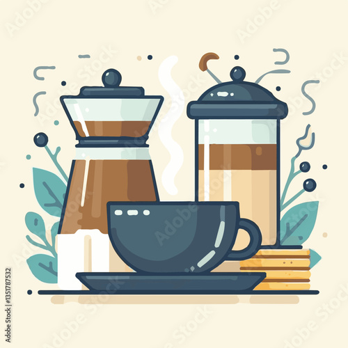 coffee, drink, background, beverage, espresso, cup, cafe, caffeine, food, hot, morning, white, mug, breakfast, brown, aroma, black, fresh, dark, closeup, design, cappuccino, mocha, latte, vector, set,