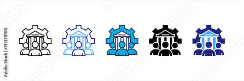 Corporate Governance Multi Style Icon Set