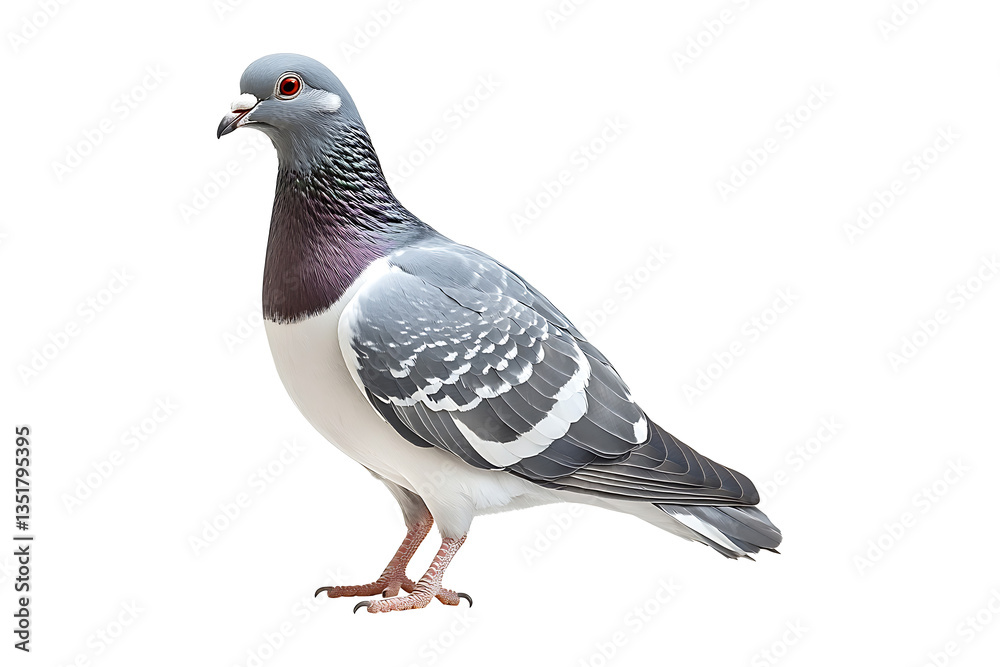 pigeon Isolated on White and Transparent Background PNG Image. pigeon Isolated on White and Transparent Background PNG Image.
