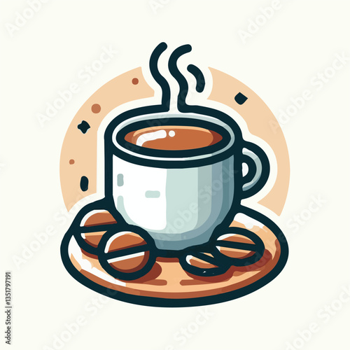 coffee, drink, background, beverage, espresso, cup, cafe, caffeine, food, hot, morning, white, mug, breakfast, brown, aroma, black, fresh, dark, closeup, design, cappuccino, mocha, latte, vector, set,