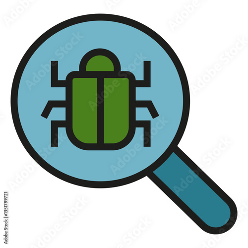 security scan vector icon