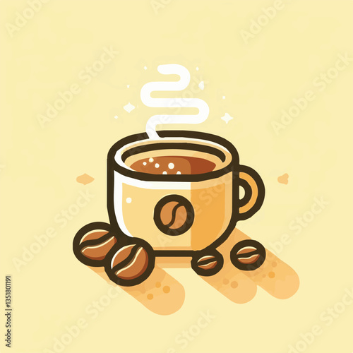 coffee, drink, background, beverage, espresso, cup, cafe, caffeine, food, hot, morning, white, mug, breakfast, brown, aroma, black, fresh, dark, closeup, design, cappuccino, mocha, latte, vector, set,