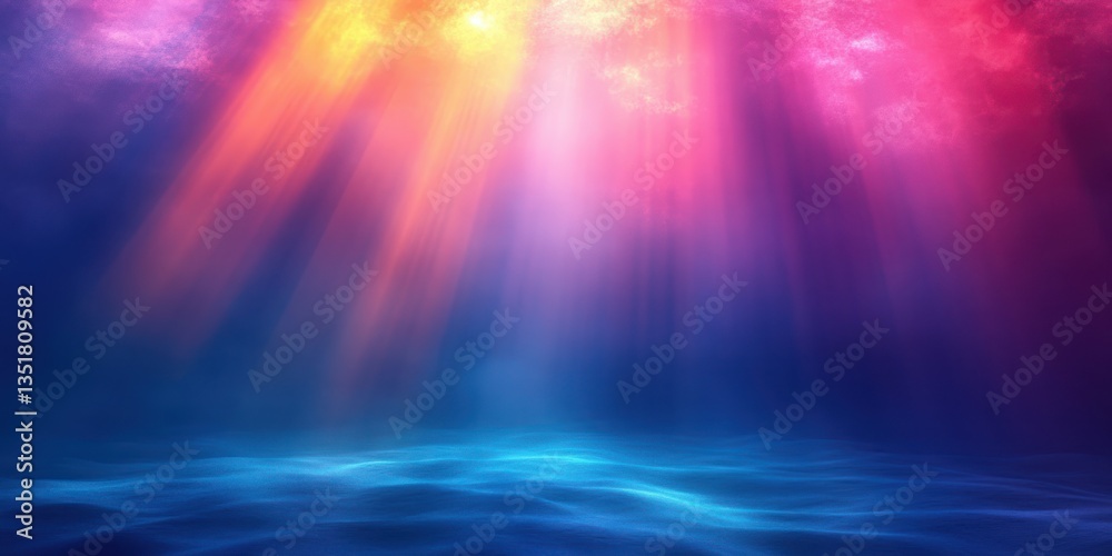 Minimalistic Abstract Blue Background with Sunlight and Blurred Shadows for Product Presentation Minimalistic Abstract Blue Background with Sunlight and Blurred Shadows for Product Presentation
