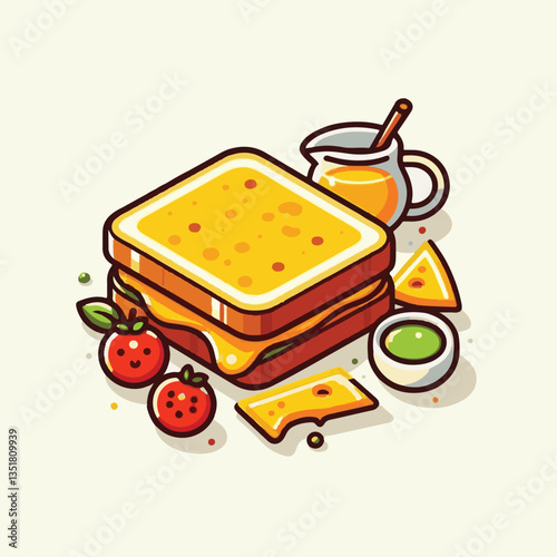 bread, cheese, food, sandwich, snack, lunch, grilled, breakfast, toast, delicious, meal, crispy, melted, toasted, homemade, gourmet, fast, cheddar, dinner, fresh, slice, nutrition, american, tasty, ap