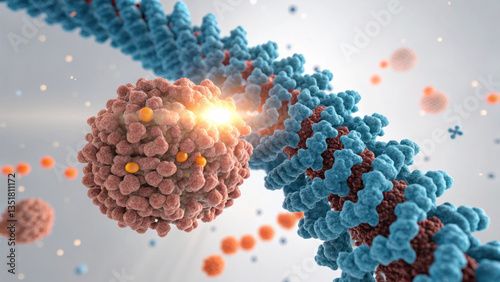 Molecular structure showcasing nadh and atp interactions biological context, illustrating energy transfer and cellular