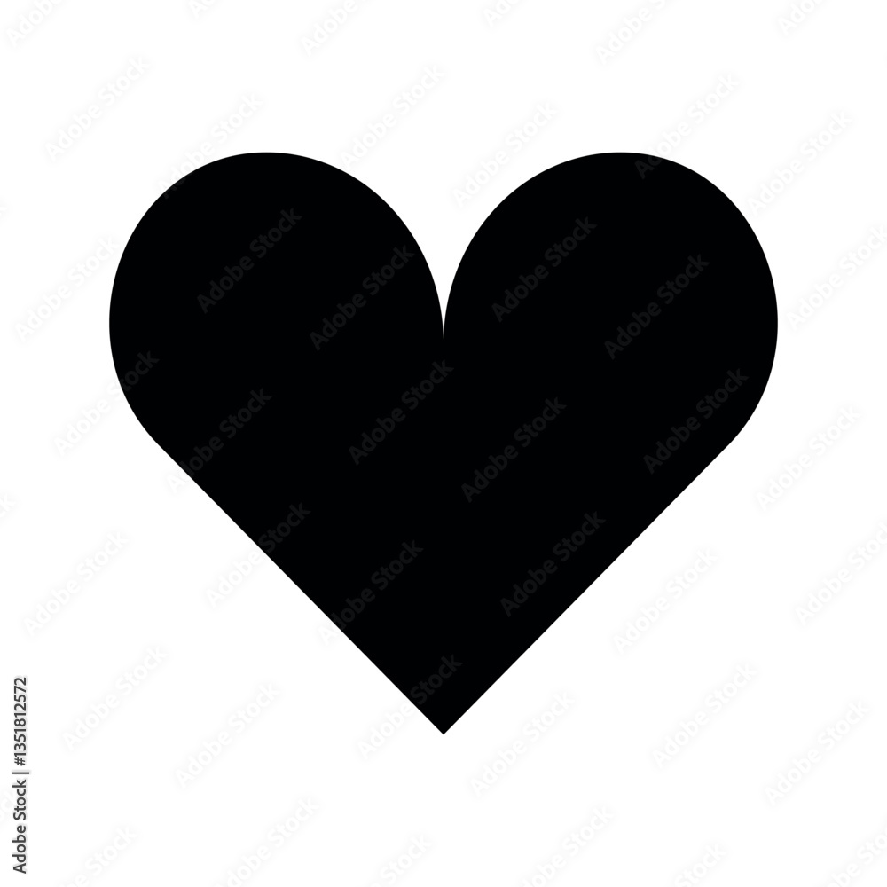 Obraz premium black heart