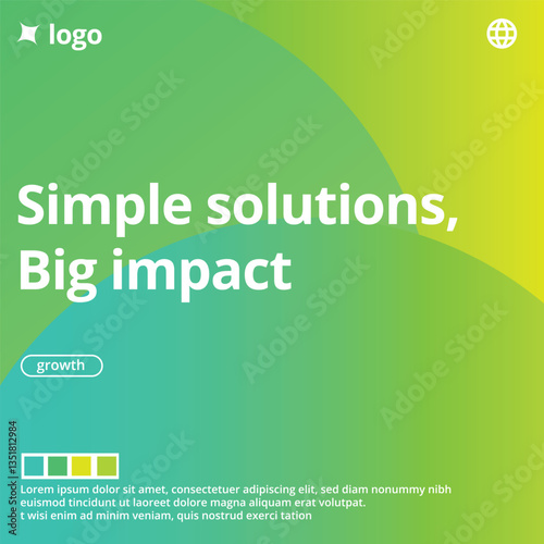 Visually Appealing Business Presentation Template for Growth Strategies