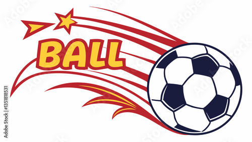 color soccer ball logo. soccer ball sticker