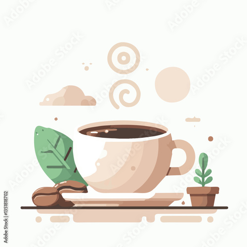 coffee, drink, background, beverage, espresso, cup, cafe, caffeine, food, hot, morning, white, mug, breakfast, brown, aroma, black, fresh, dark, closeup, design, cappuccino, mocha, latte, vector, set,