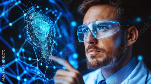 Scientist using AI to decode an ancient fossil unlocking secrets of evolution