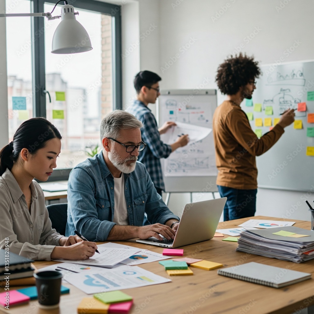 Fototapeta premium business people working together