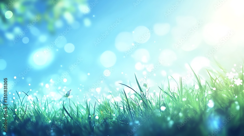 Obraz premium Fresh flowers under sunlight wallpapers