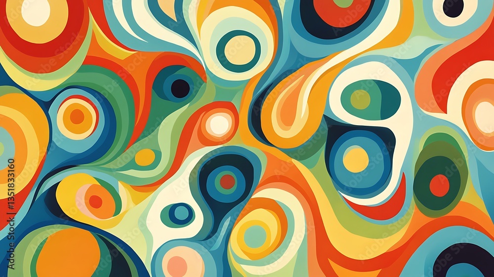 Abstract Colorful Swirl Pattern. Abstract Colorful Swirl Pattern.