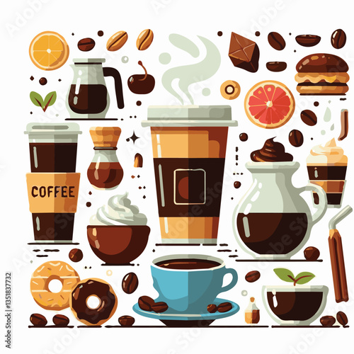 coffee, drink, beverage, cafe, cup, background, caffeine, espresso, aroma, hot, morning, food, mug, breakfast, closeup, black, brown, dark, fresh, white, cappuccino, mocha, break, design, latte, isola