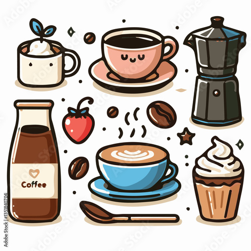 coffee, drink, beverage, cafe, cup, background, caffeine, espresso, aroma, hot, morning, food, mug, breakfast, closeup, black, brown, dark, fresh, white, cappuccino, mocha, break, design, latte, isola