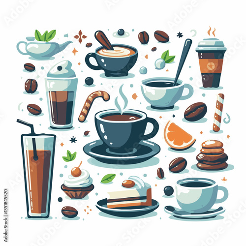 coffee, drink, beverage, cafe, cup, background, caffeine, espresso, aroma, hot, morning, food, mug, breakfast, closeup, black, brown, dark, fresh, white, cappuccino, mocha, break, design, latte, isola