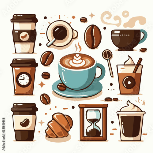 coffee, drink, beverage, cafe, cup, background, caffeine, espresso, aroma, hot, morning, food, mug, breakfast, closeup, black, brown, dark, fresh, white, cappuccino, mocha, break, design, latte, isola
