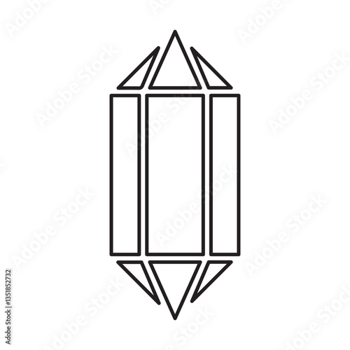 gemstone line icon
