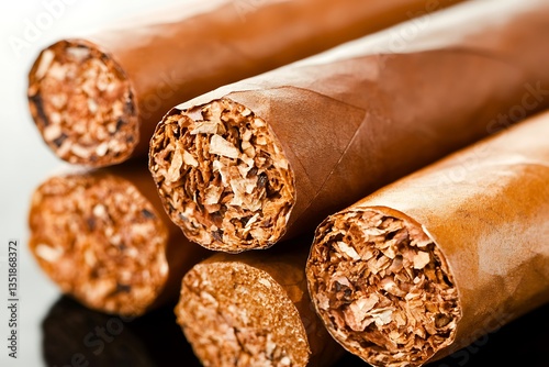 Closeup Premium Cigars.