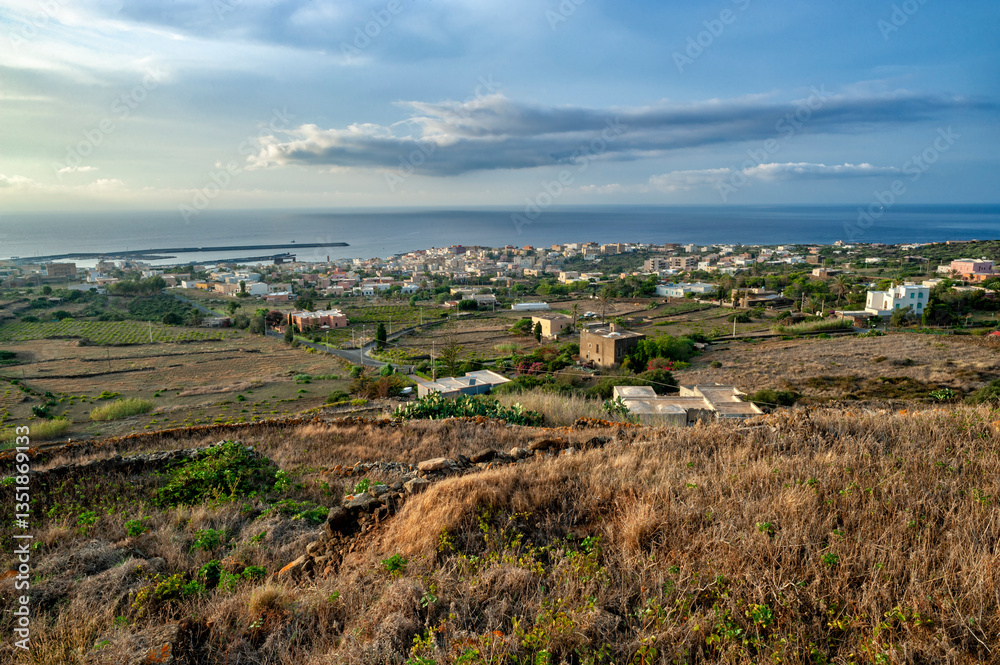Pantelleria Island, Trapani district, Sicily, Italy, view of Pantelleria