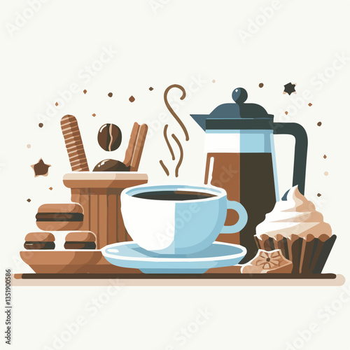 coffee, drink, beverage, cafe, cup, background, caffeine, espresso, aroma, hot, morning, food, mug, breakfast, closeup, black, brown, dark, fresh, white, cappuccino, mocha, break, design, latte, isola