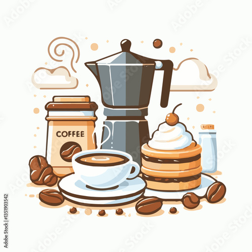 coffee, drink, beverage, cafe, cup, background, caffeine, espresso, aroma, hot, morning, food, mug, breakfast, closeup, black, brown, dark, fresh, white, cappuccino, mocha, break, design, latte, isola