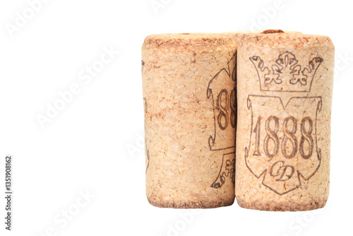 Obraz na płótnie Wine bottle cork isolated w salonie