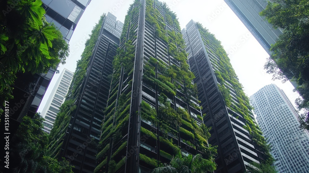 Green Skyscrapers: Urban Oasis in a Modern City Green Skyscrapers: Urban Oasis in a Modern City