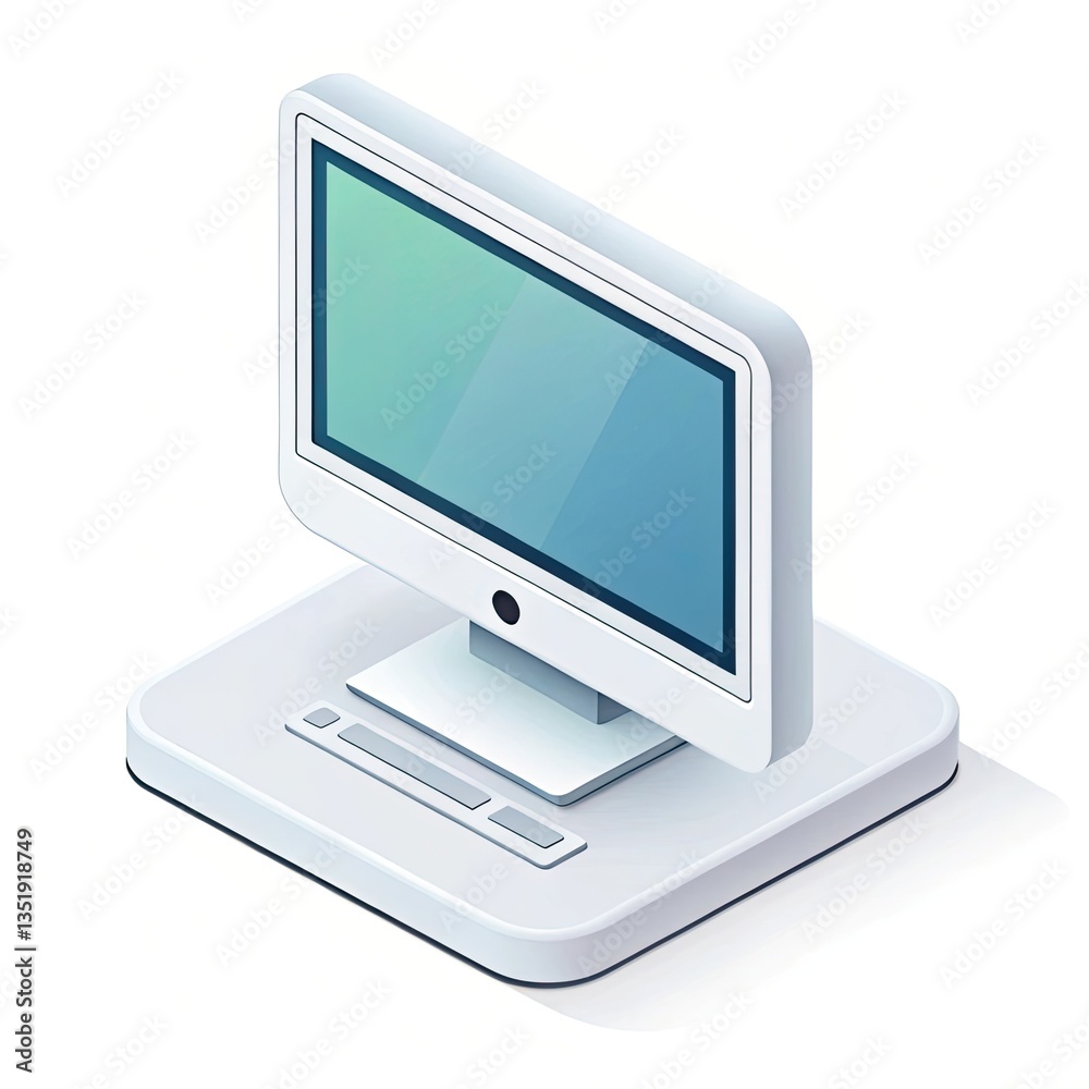 vector computer monitor vector computer monitor