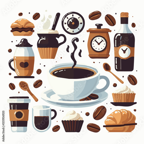 coffee, drink, beverage, cafe, cup, background, caffeine, espresso, aroma, hot, morning, food, mug, breakfast, closeup, black, brown, dark, fresh, white, cappuccino, mocha, break, design, latte, isola