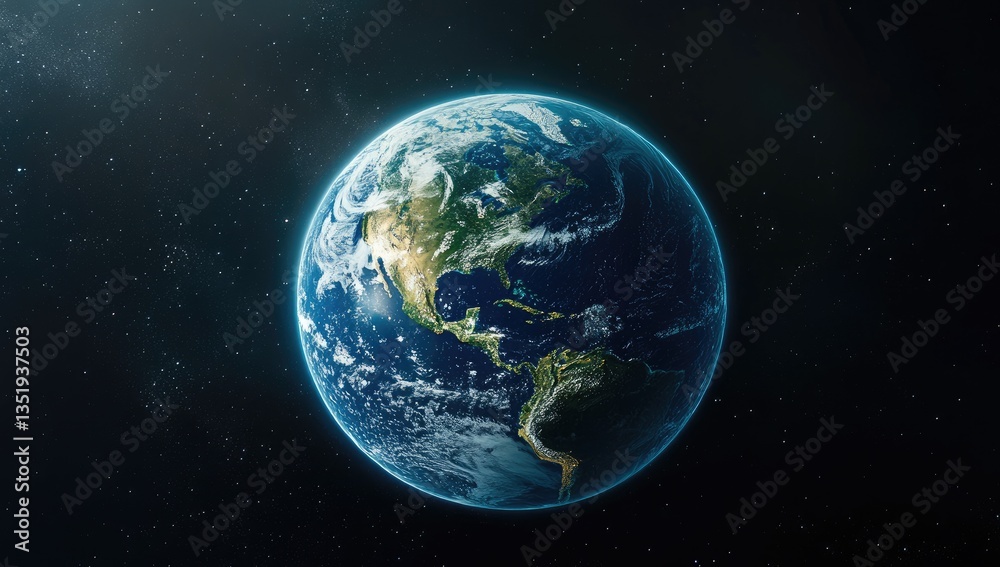 Obraz premium Earth from Space