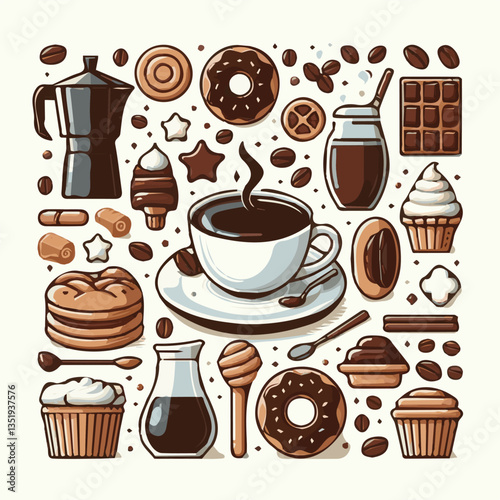 coffee, drink, beverage, cafe, cup, background, caffeine, espresso, aroma, hot, morning, food, mug, breakfast, closeup, black, brown, dark, fresh, white, cappuccino, mocha, break, design, latte, isola