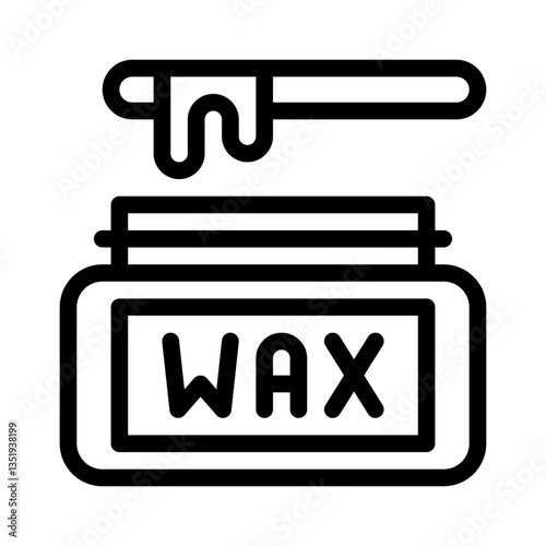 waxing line icon
