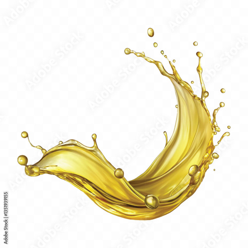 abstract 3d fresh olive oil splash explosion, flying olive oil on the air cut isolated on white background