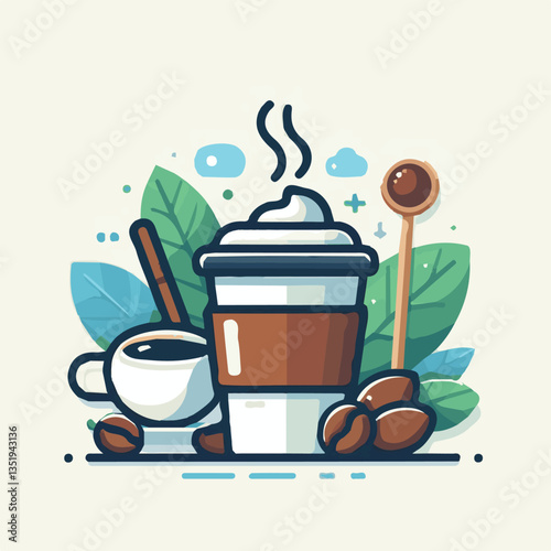 coffee, drink, beverage, cafe, cup, background, caffeine, espresso, aroma, hot, morning, food, mug, breakfast, closeup, black, brown, dark, fresh, white, cappuccino, mocha, break, design, latte, isola