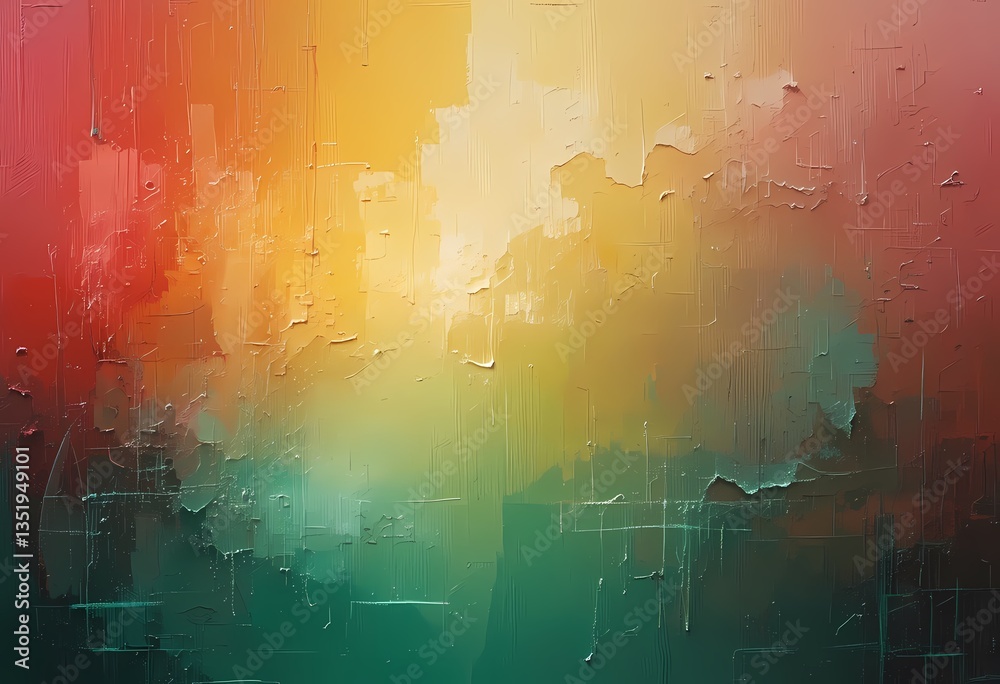 Obraz premium Abstract Colorful Painting Texture, Vibrant abstract art with textured paint strokes.