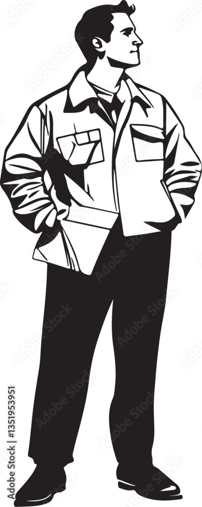 vector illustration of a man vector illustration of a man