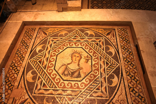 Gaziantep, Türkiye People visit the Zeugma Mosaic Museum in Gaziantep, Türkiye