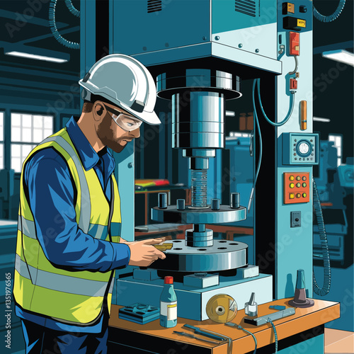 vector icons for robots, artificial intelligence, and the assistance provide in work and security 
