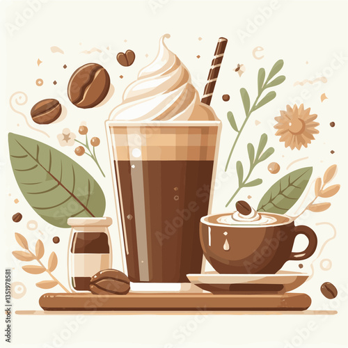 coffee, drink, cafe, espresso, background, cup, beverage, food, caffeine, aroma, mug, morning, hot, breakfast, closeup, black, dark, brown, white, design, mocha, cappuccino, fresh, latte, isolated, br