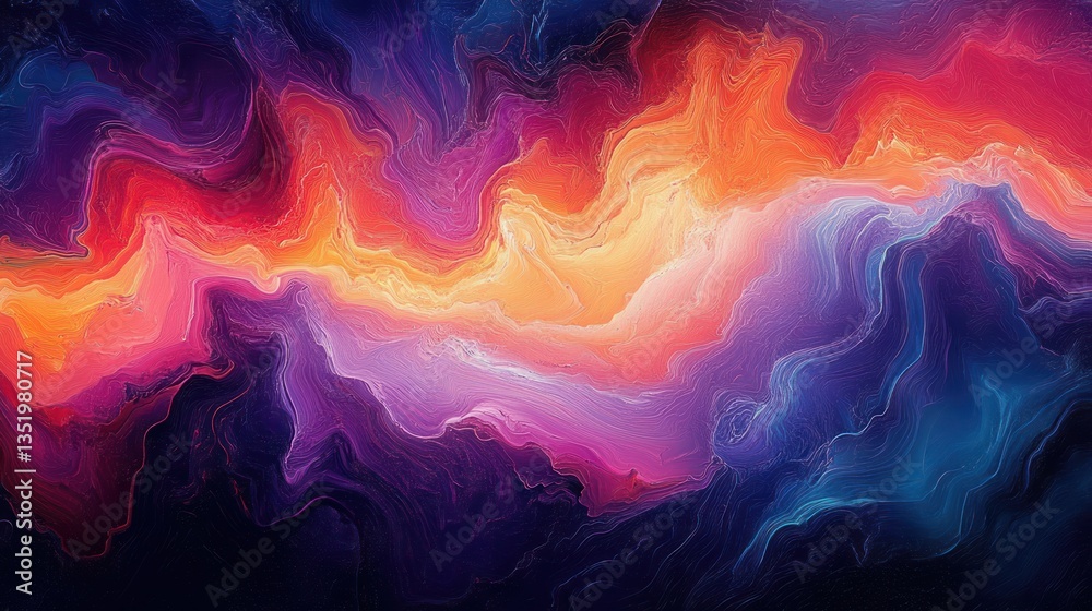 Fototapeta premium Dynamic Evolution of Visual Innovation and Modernization in Abstract Art