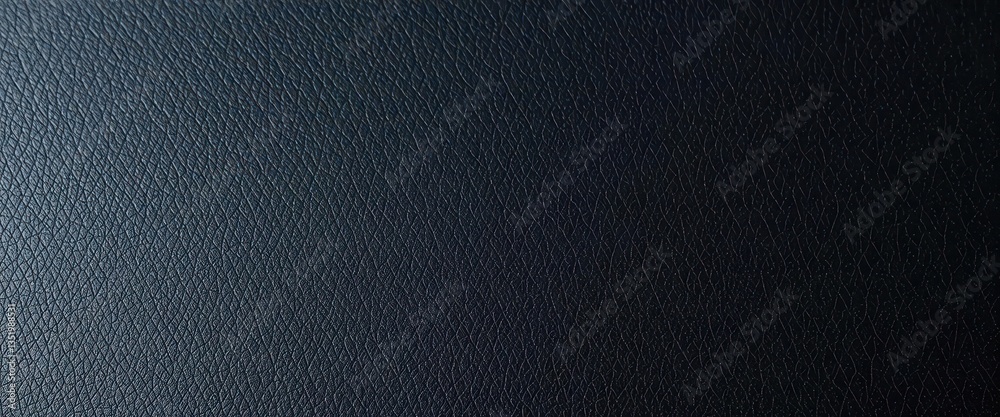 Smooth, deep black leather surface with subtle grain, matte, glossy